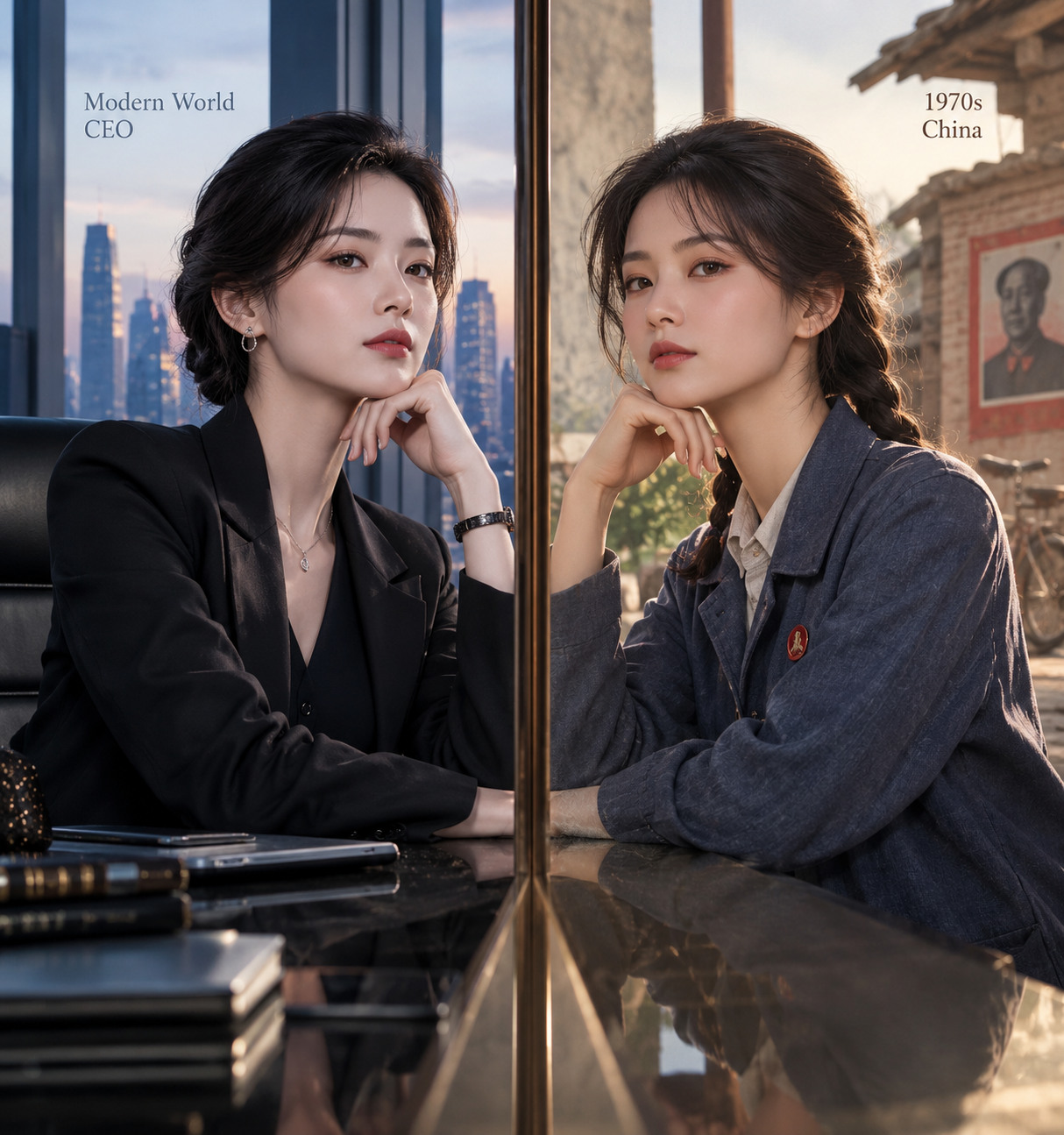 two eras, one reflection